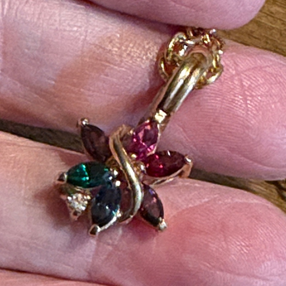 ROMAN enhancer pendant, Multicolor rhinestone  Necklace